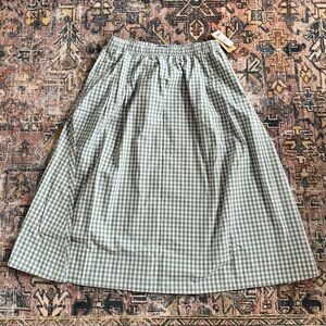 NWT Vans Full Plaid Skirt Blue